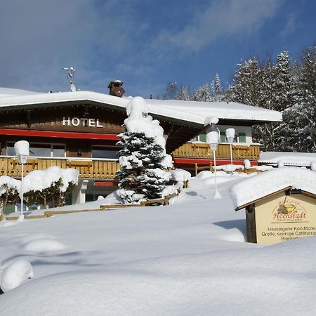 Hotel Cafe Hochstadt Bad Hindelang Buitenkant foto